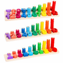 Load image into Gallery viewer, Wooden Math Toys