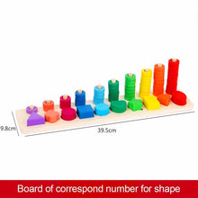 Load image into Gallery viewer, Wooden Math Toys