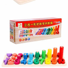 Load image into Gallery viewer, Wooden Math Toys
