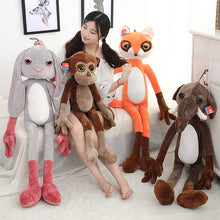Load image into Gallery viewer, Funny Monkey Rabbit Fox Elephant Stuffed Dolls
